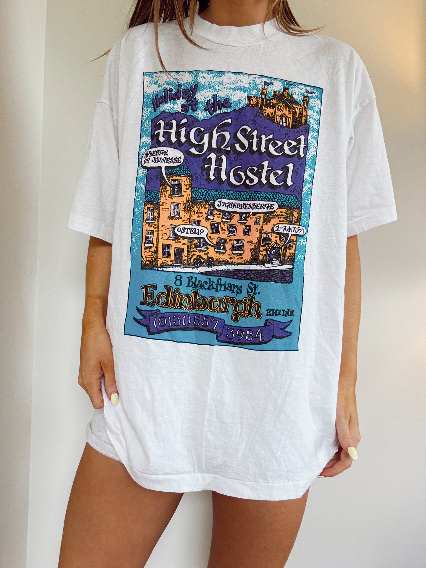 Vintage 90s Edinburgh graphic T-shirt