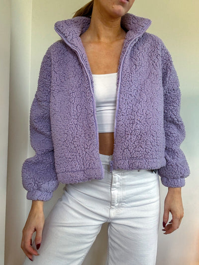 Urban outfitters lavender Sherpa jacket