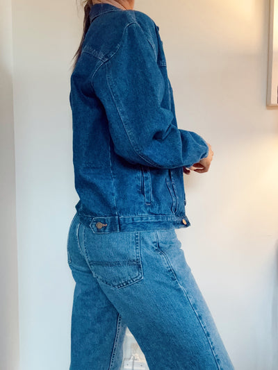 Vintage London blues denim jacket