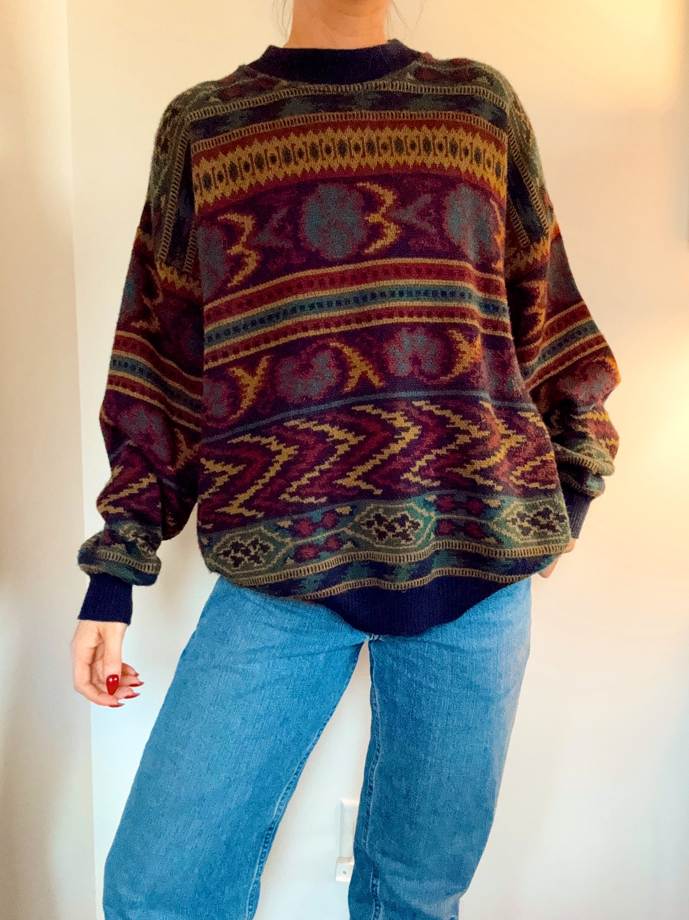 Vintage Thanksgiving knit sweater