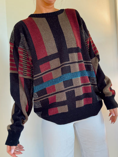 Vintage loon mountain knit sweater