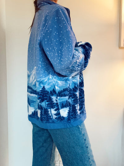 Vintage double sided Frozen Tundra fleece jacket