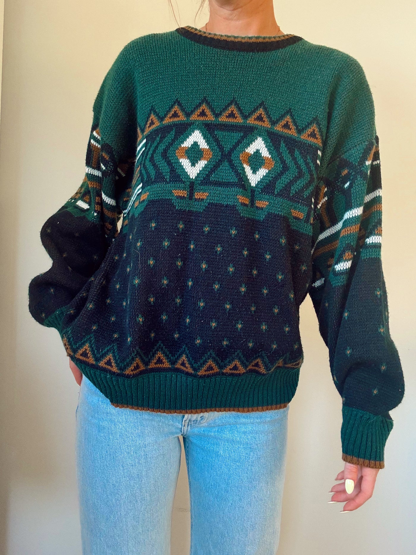 Vintage Hunter’s Glen knit sweater