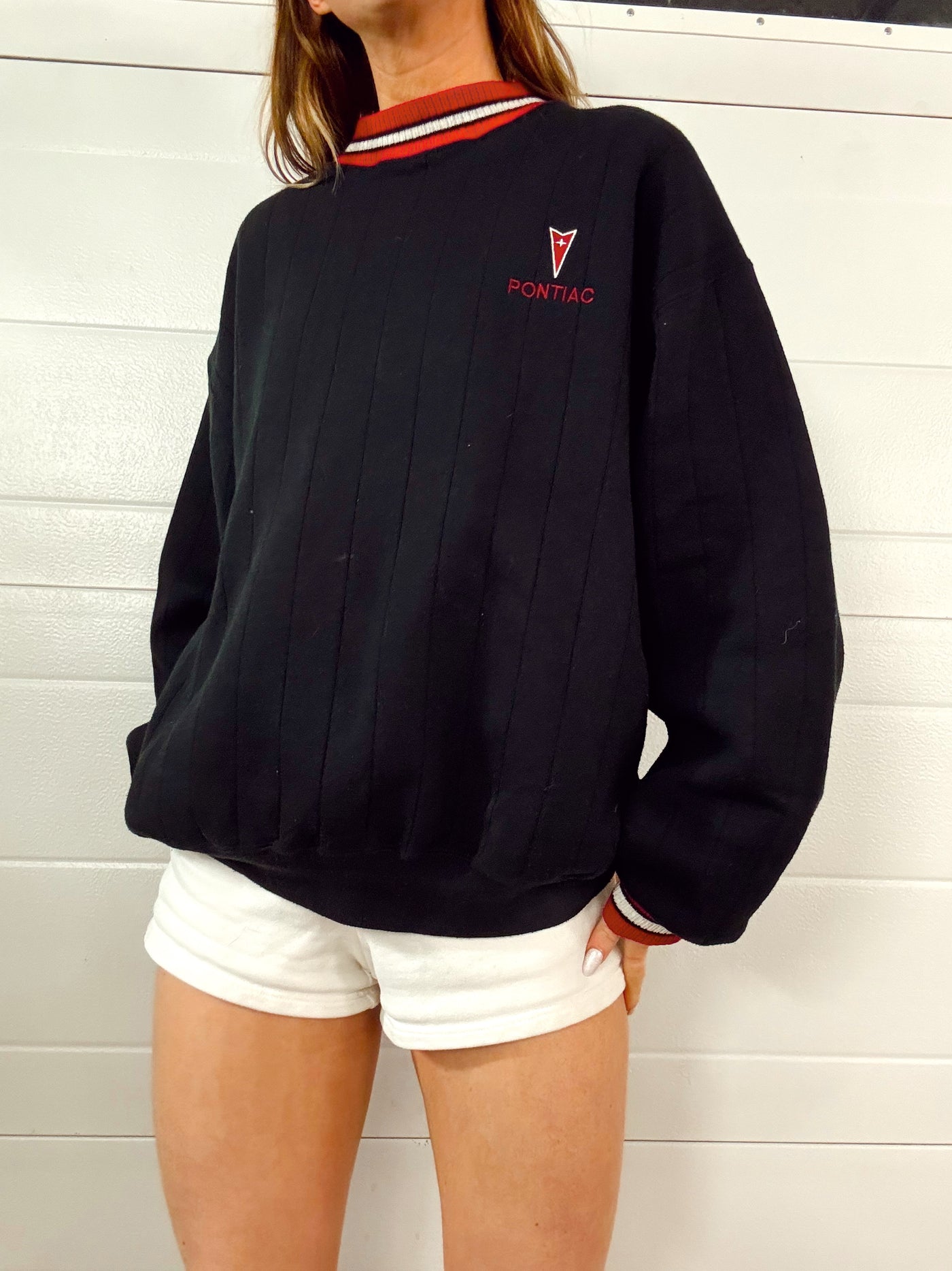 Vintage Pontiac black crewneck