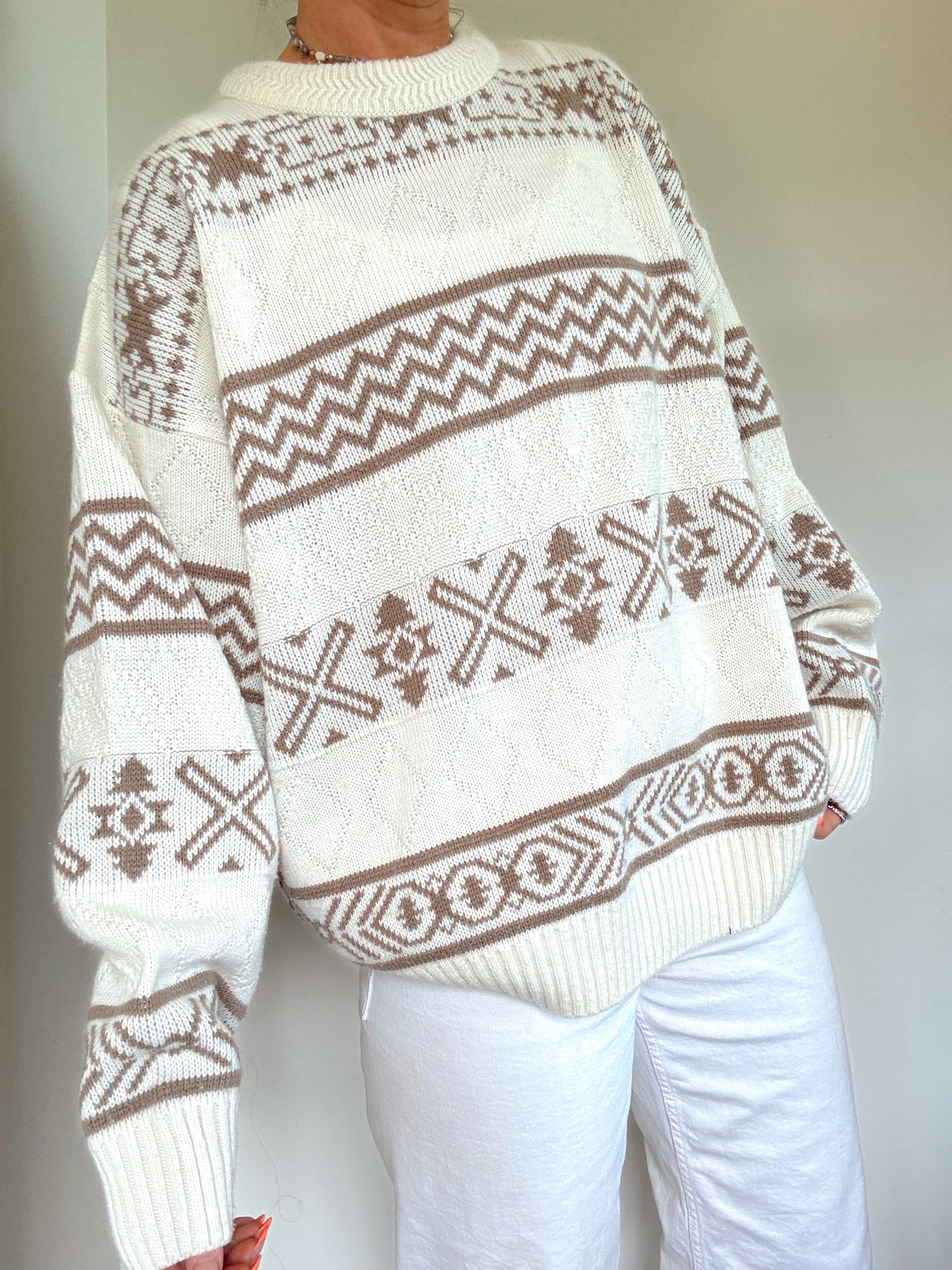 Vintage Vanilla Bean knit sweater