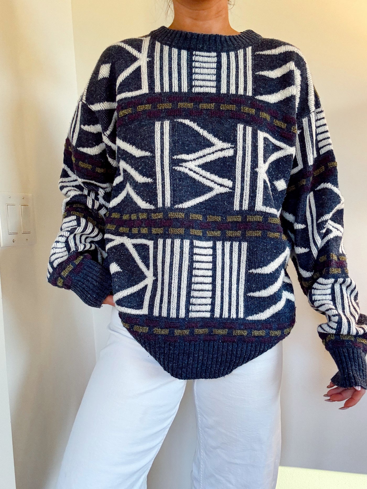 Vintage beaver creek knit sweater