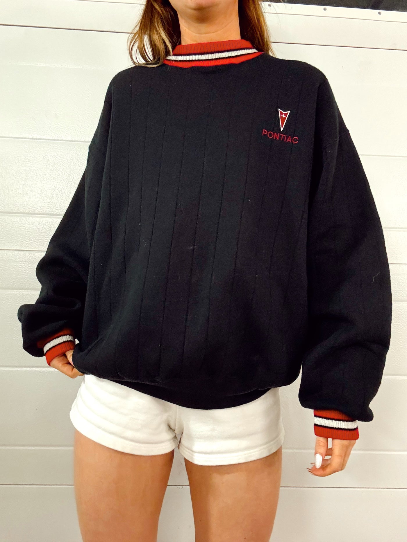 Vintage Pontiac black crewneck