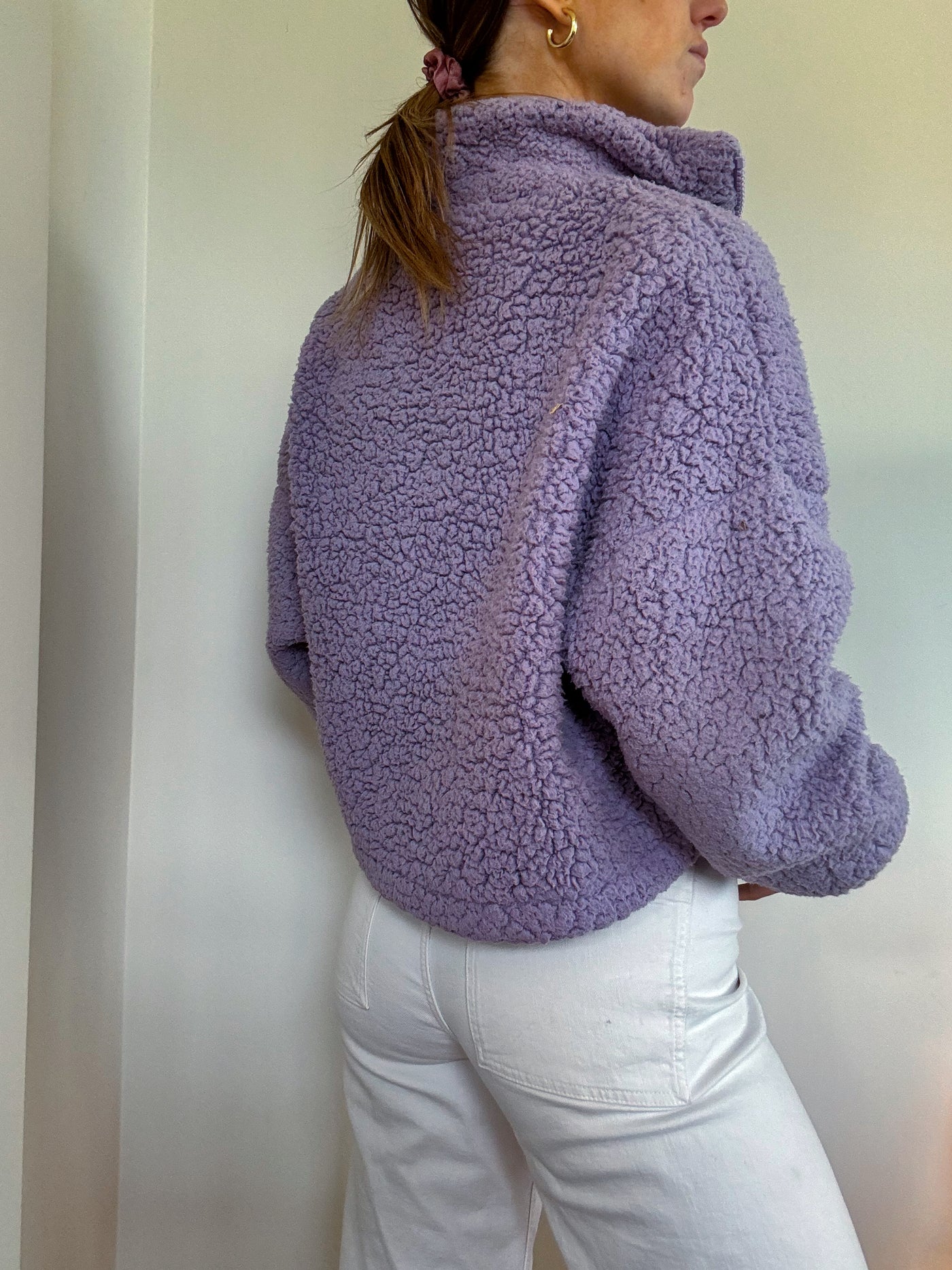 Urban outfitters lavender Sherpa jacket