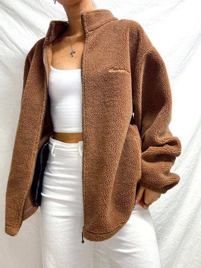 Vintage Jasper Canada neutral brown Sherpa jacket