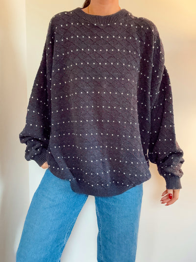 Vintage Speckled granite sweater