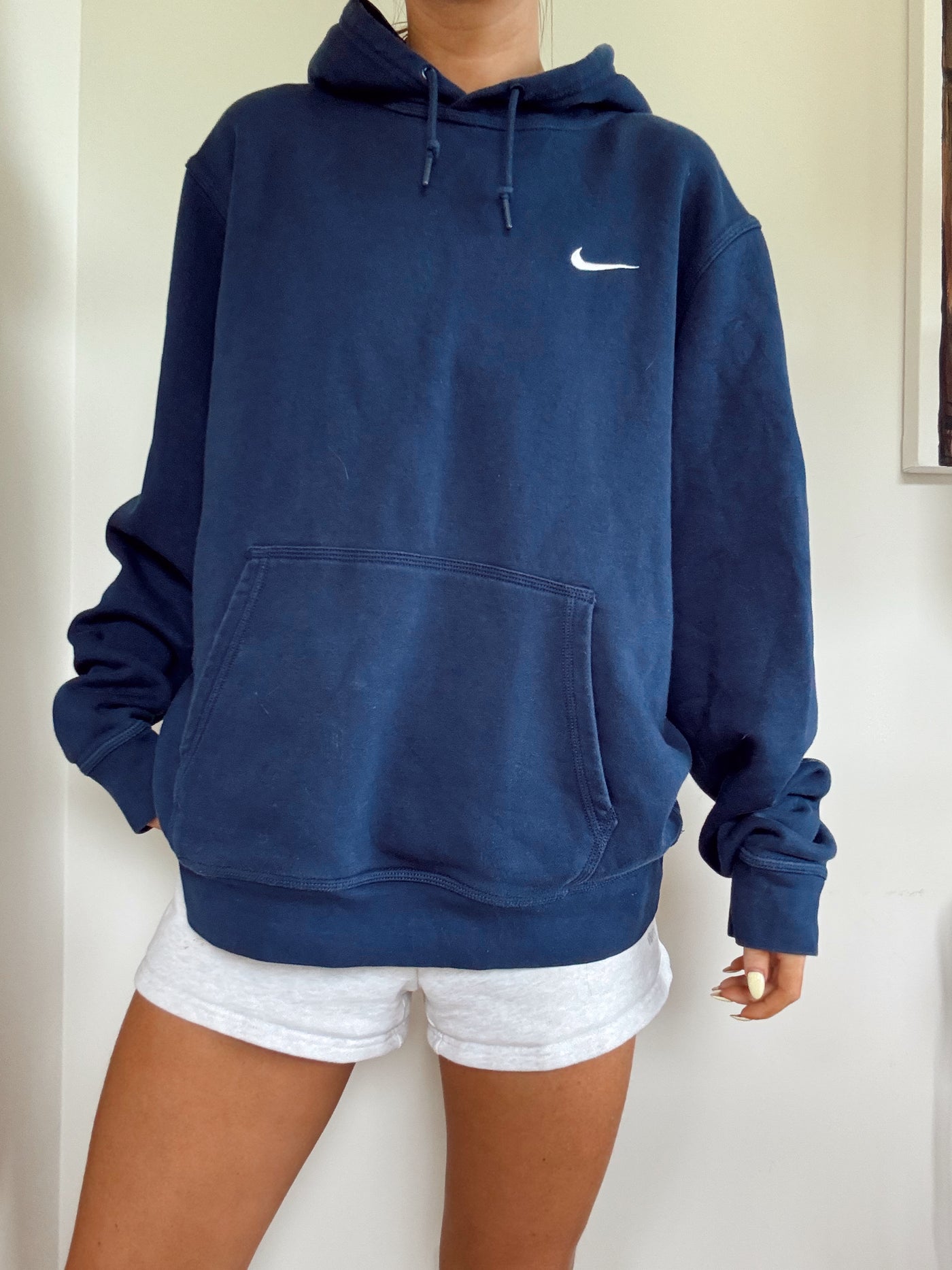 Nike Atlantic blue swoosh hoodie