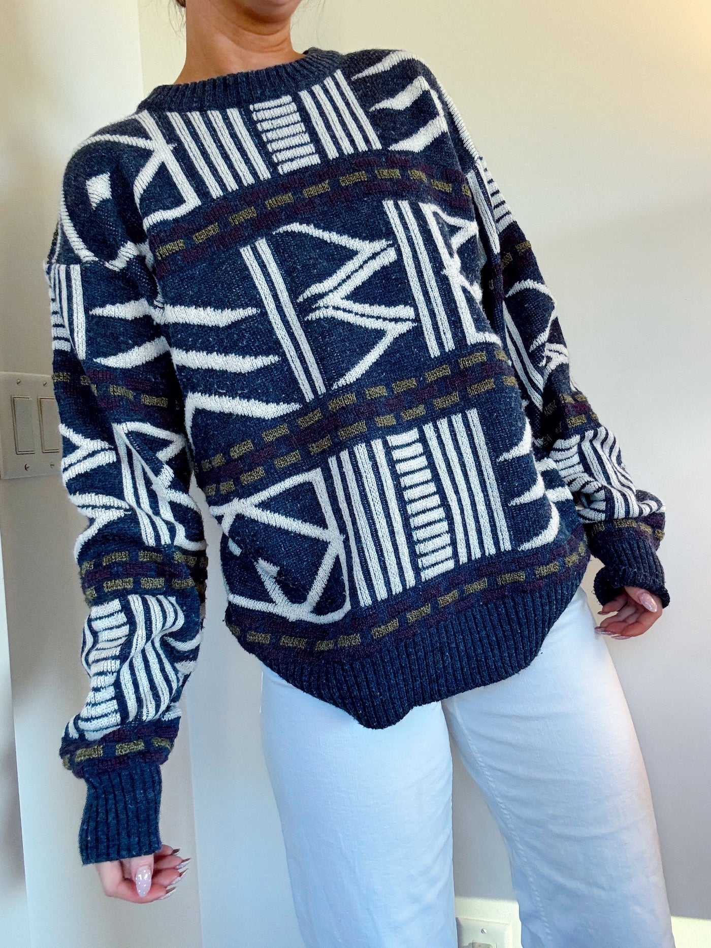 Vintage beaver creek knit sweater