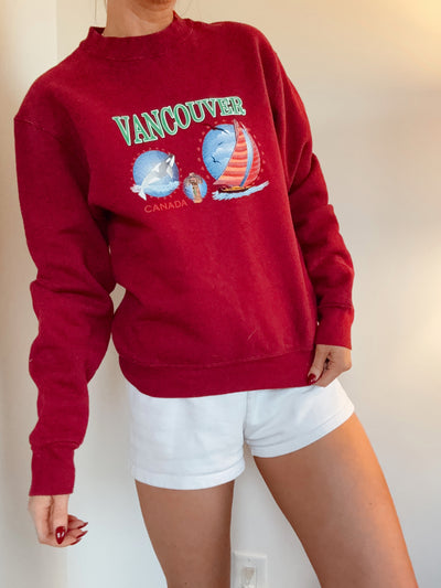 Vintage Vancouver graphic crewneck