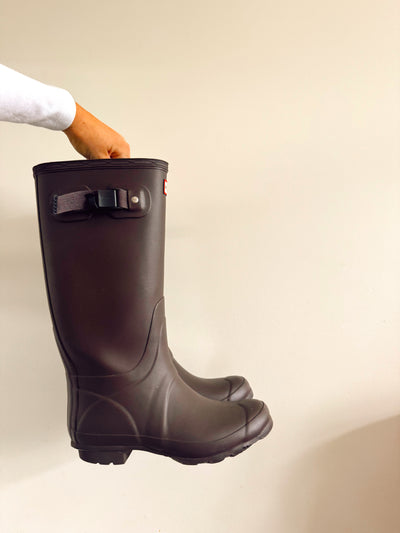 Mocha brown Hunter classic boots