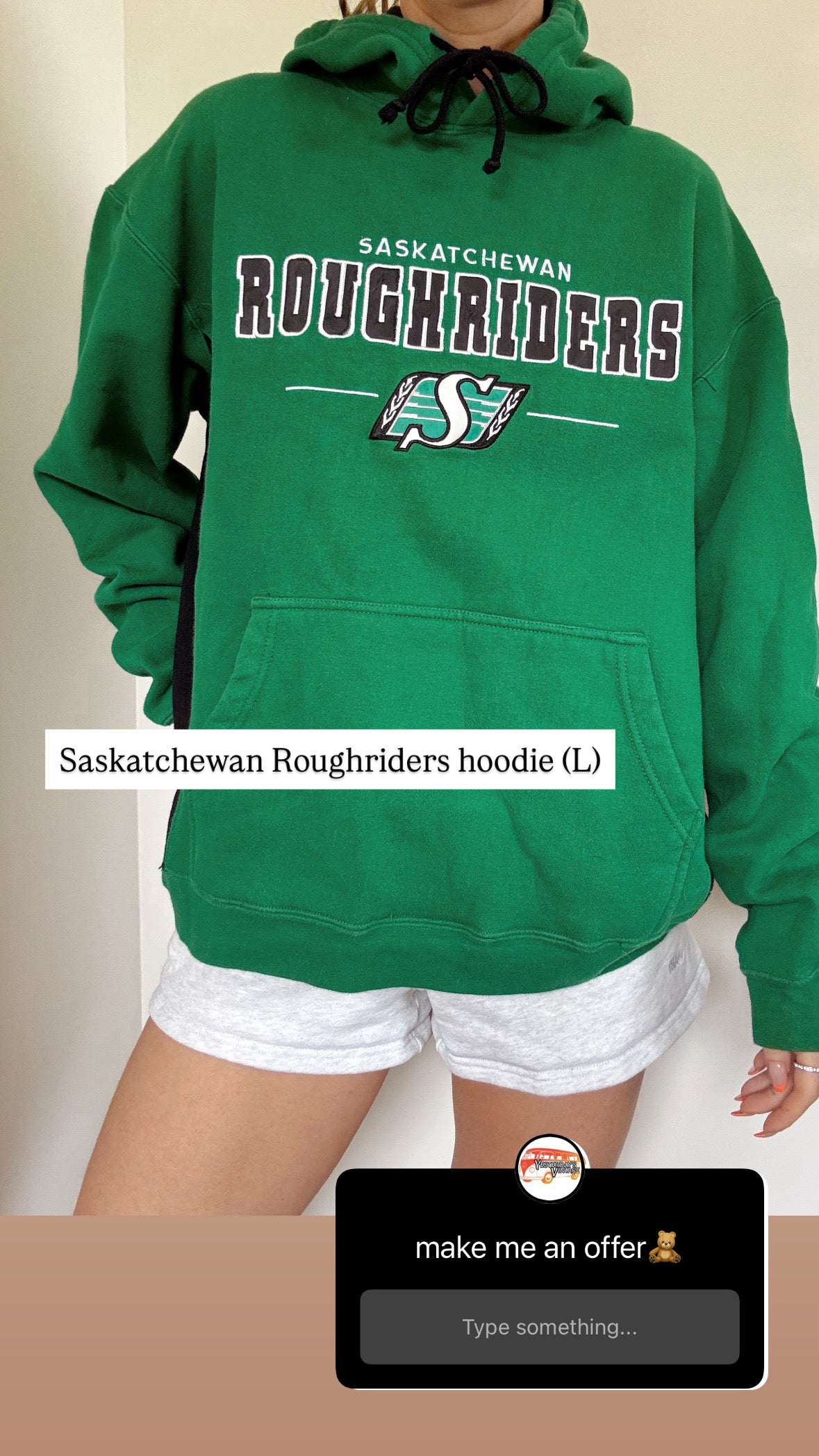 Saskatchewan rough riders hoodie