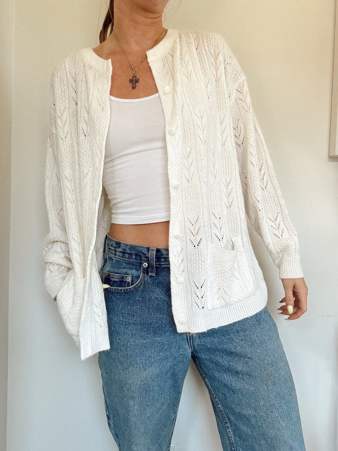Vintage Birchwood knit cardigan