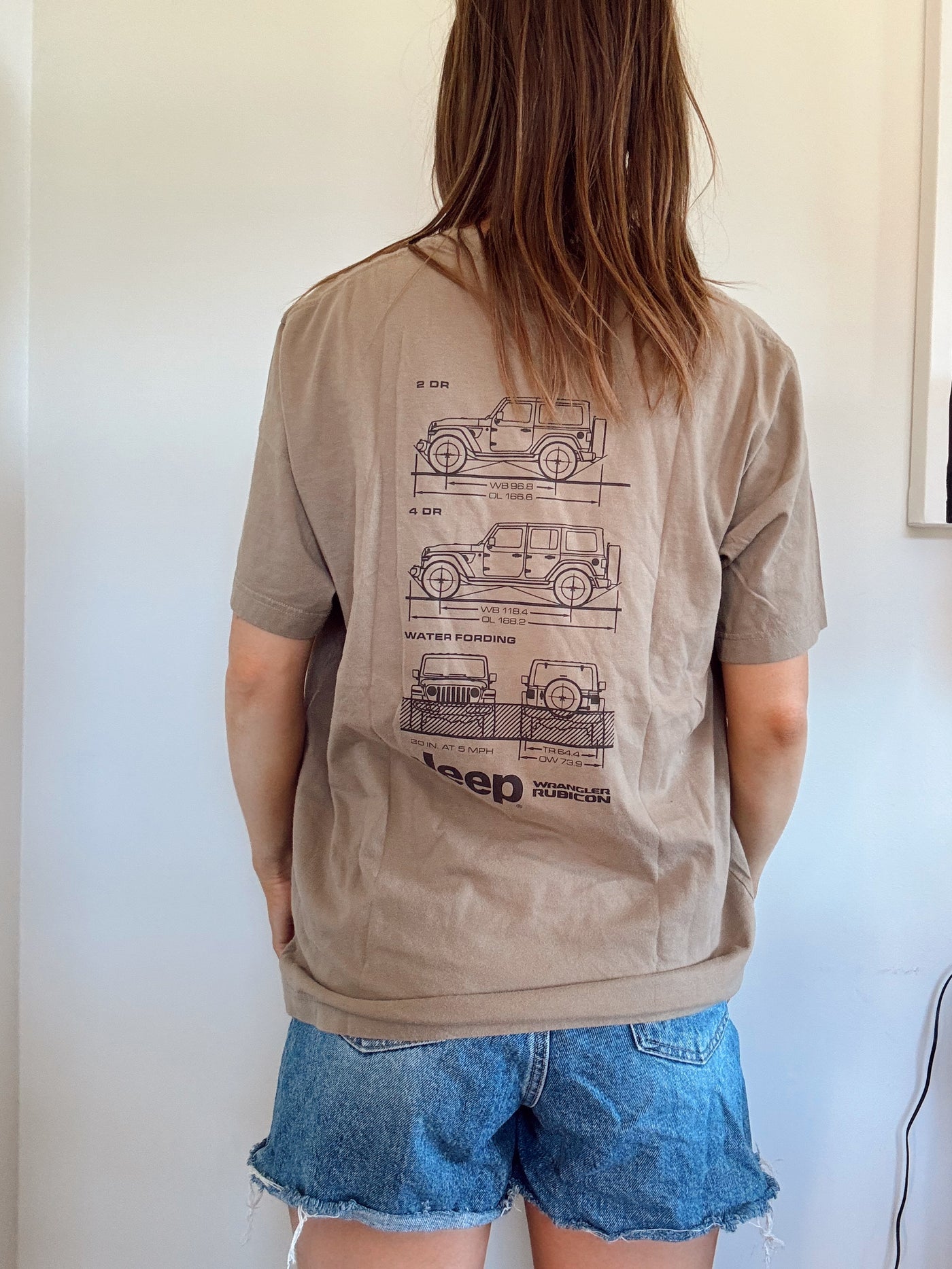 Jeep neutral graphic T-shirt