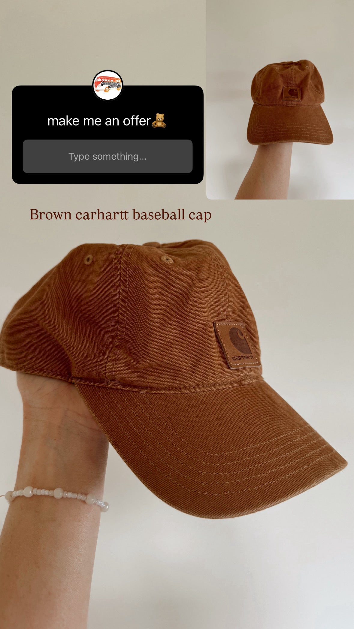Carhartt baseball cap
