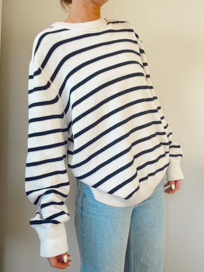 Maine Sailor town striped knit