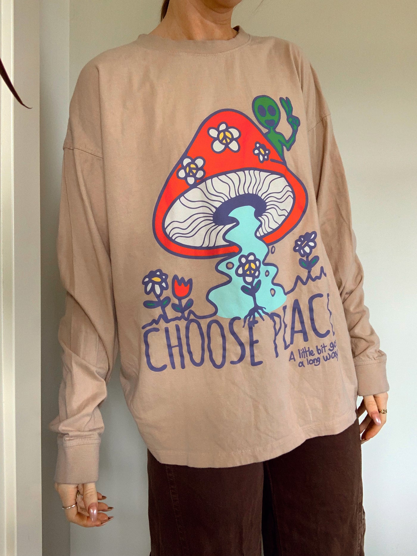 Choose peace neutral long sleeve