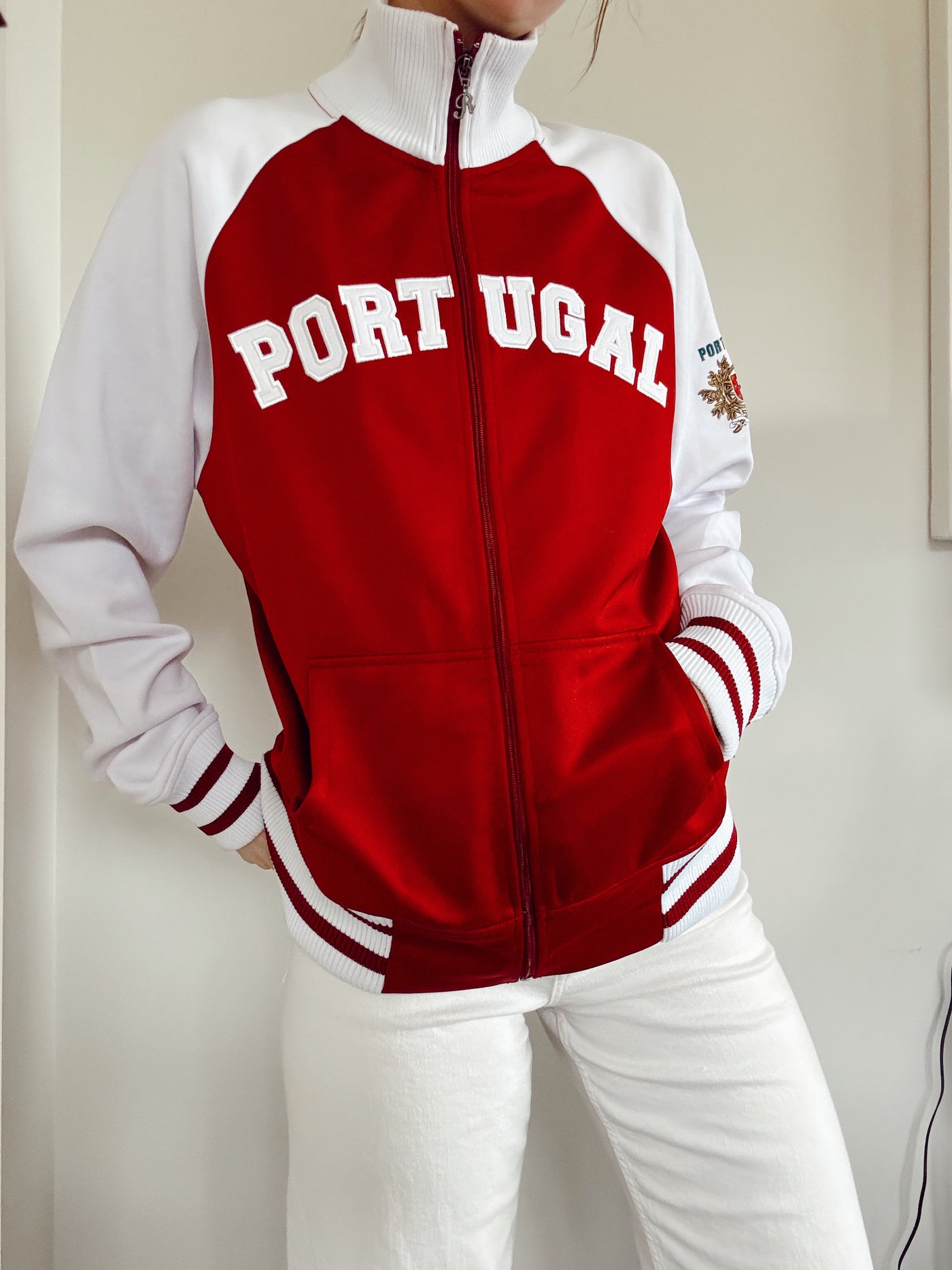 Y2K Portugal zip up jacket