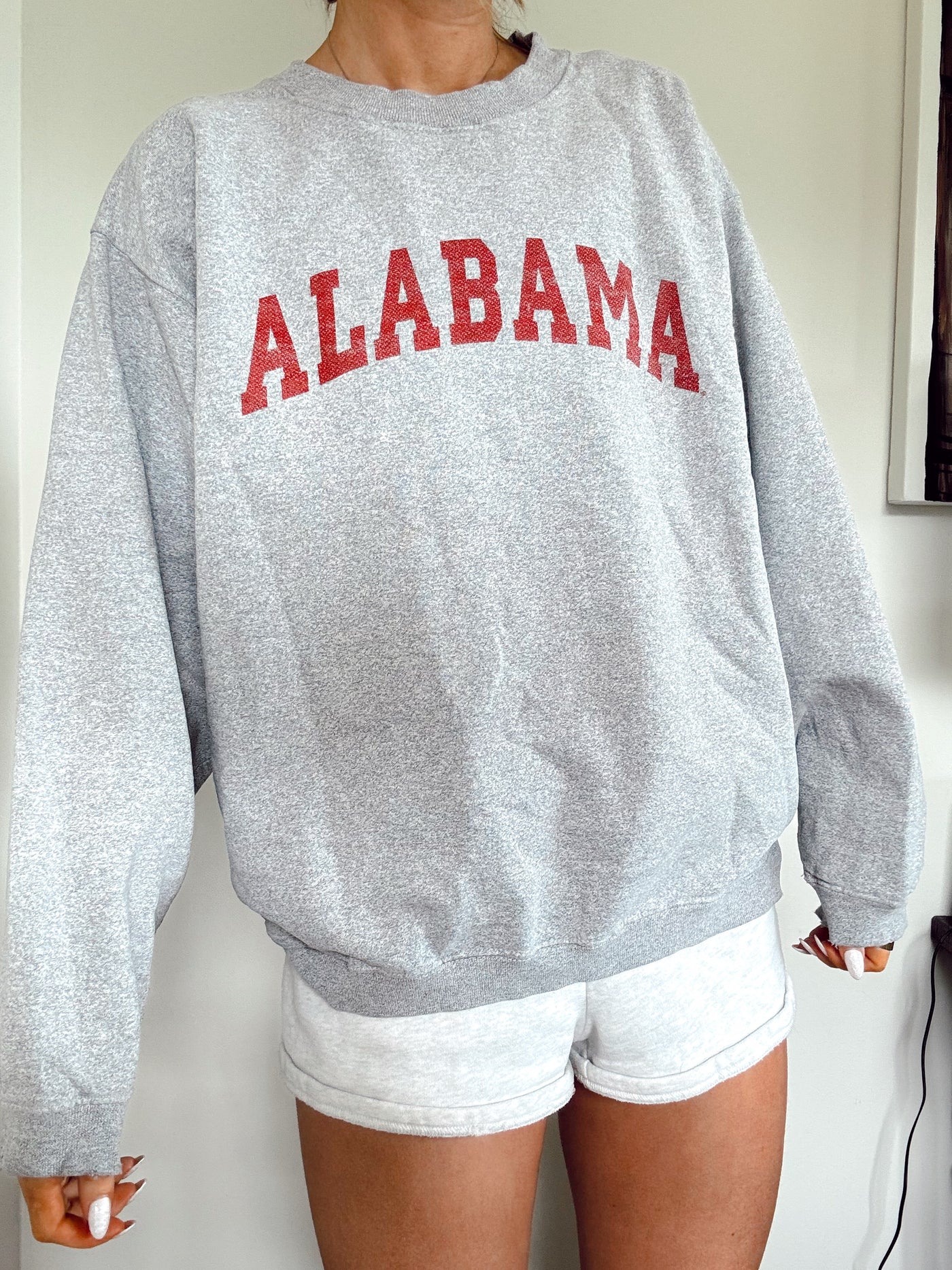 90s Vintage Alabama spellout college crewneck