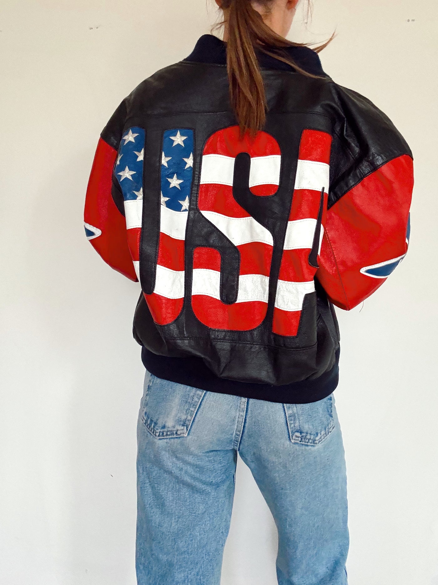 Vintage USA leather jacket