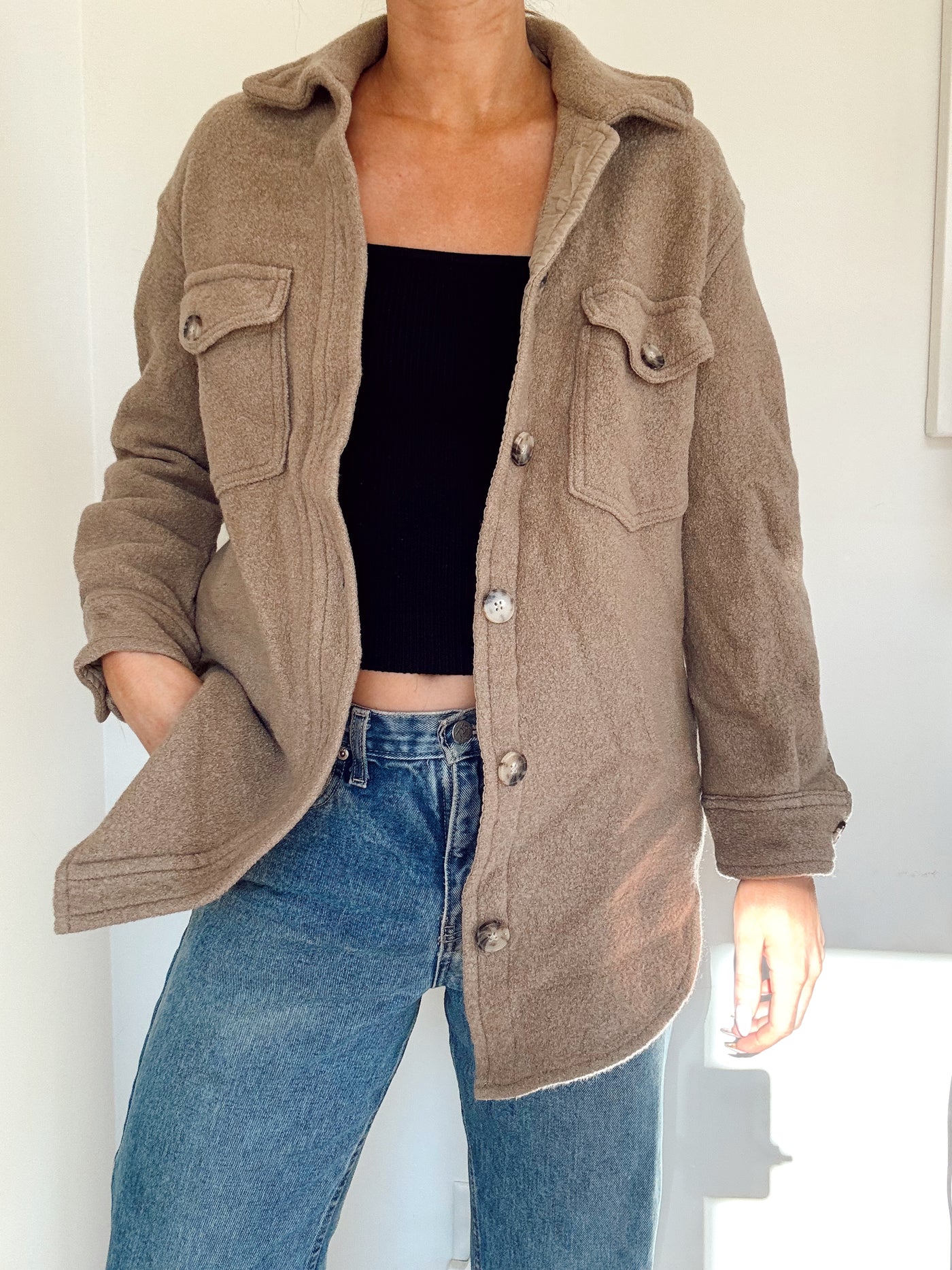 Wilfred Aritzia Ganna shirt jacket