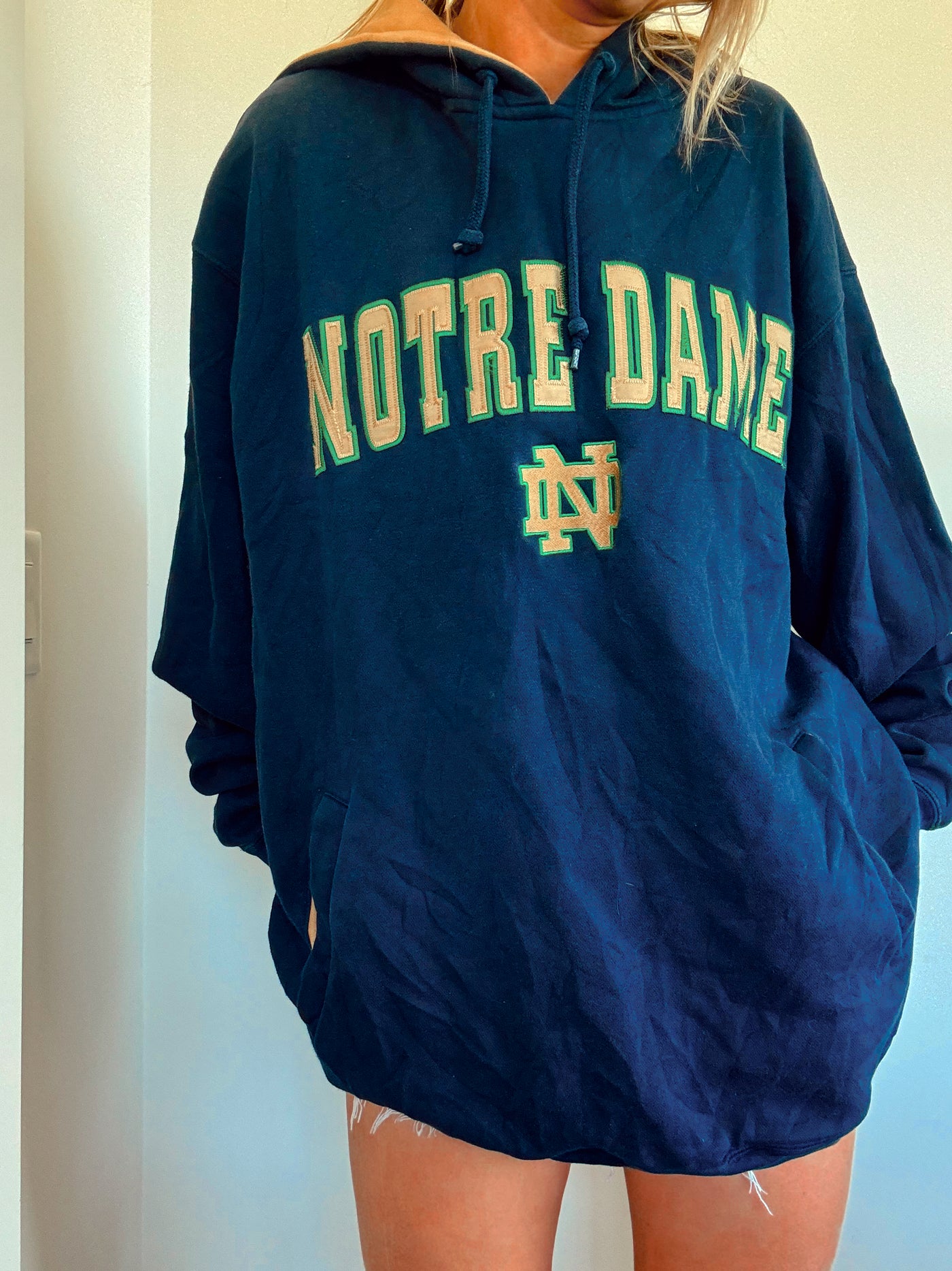 Vintage University of Notre dame hoodie