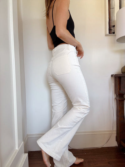 Gap neutral white corduroy pants