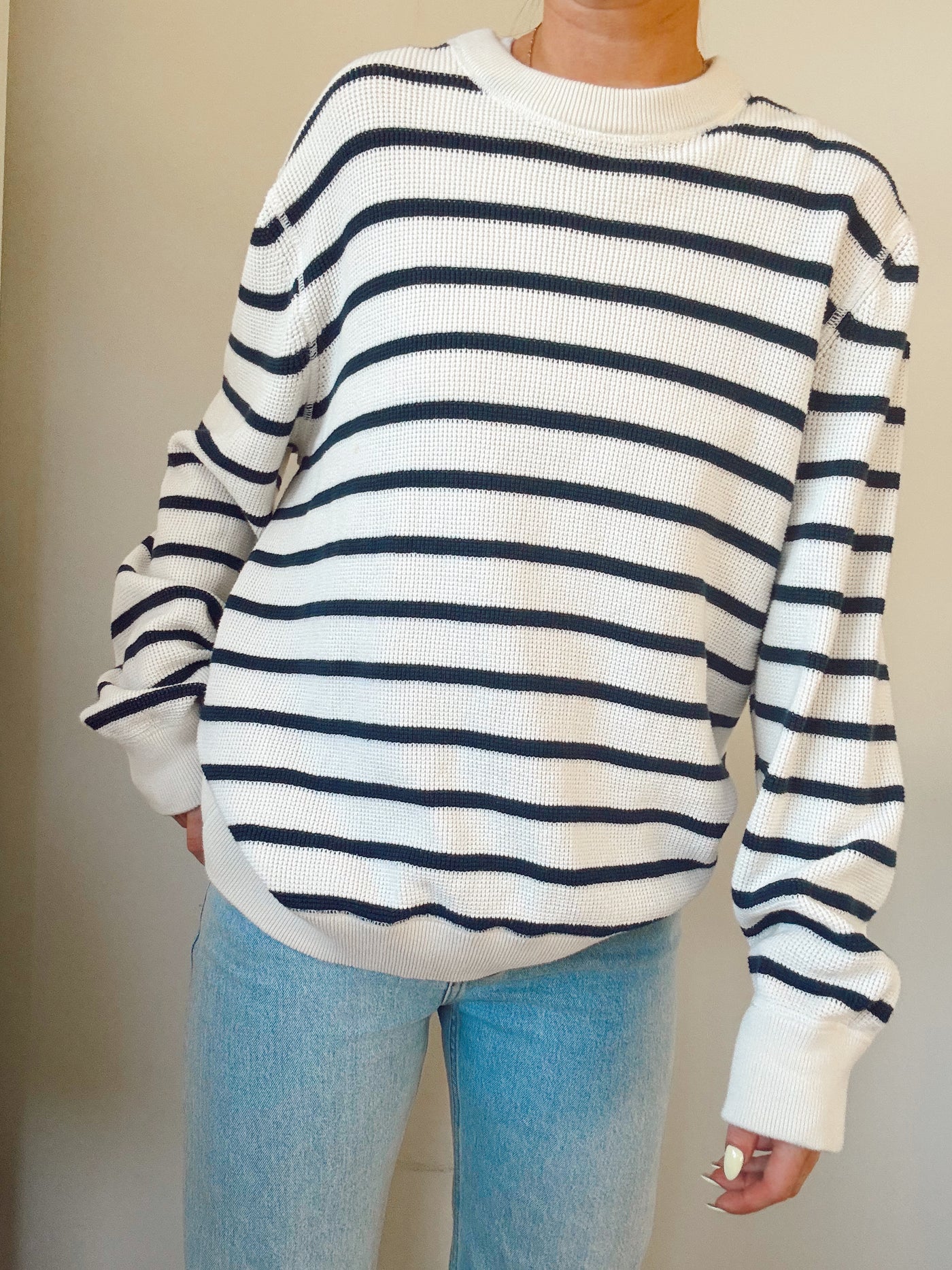 Maine Sailor town striped knit